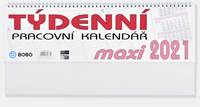 Pracovní Maxi kalendář týdenní - stolní kalendář 2021