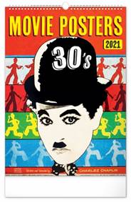 Nástěnný kalendář Retro plakáty 2021