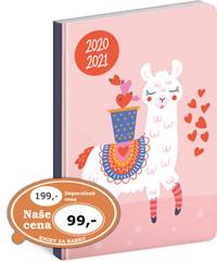18měsíční diář Petito – Lama 2020/2021