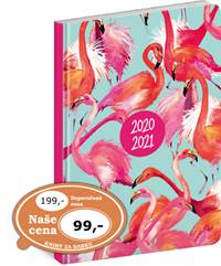 18měsíční diář Petito – Plameňáci 2020/2021