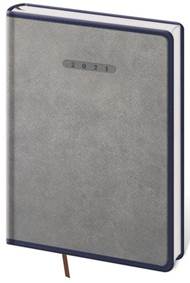 Diář 2021 týdenní A5 Elegant - šedo/modrá