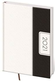 Diář 2021 týdenní A5 Erie - bílo/černá