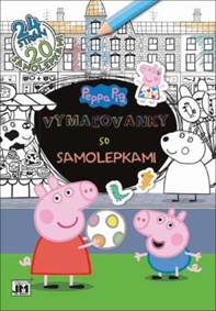 Vymaľovanky so samolepkami - Peppa Pig (A4)