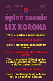 Aktualizácia III/4 2020 – Práca, mzdy, zamestnávanie