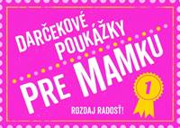Darčekové poukážky pre mamku kúpite na Knihyprekazdeho.sk