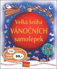 Velká kniha vánočních samolepek