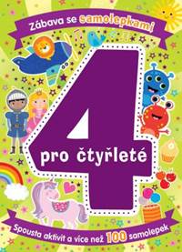 Kniha Zábava se samolepkami pro čtyřleté
