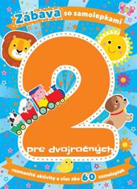 Kniha Zábava so samolepkami pre dvojročných