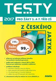 Testy 2017 z českého jazyka pro žáky 5. a 7. tříd ZŠ