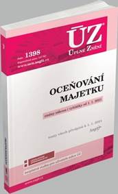 ÚZ 1398 Oceňování majetku 2021