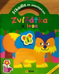 Kniha Zvířátka z lesa Říkadla se samolepkami