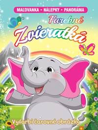 Farebné zvieratká (Maľovanka - nálepky - panoráma) kúpite na Knihyprekazdeho.sk