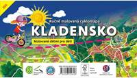 Ručně malovaná cyklomapa Kladensko