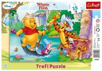 Puzzle Medvídek Pú: Hledání pokladu