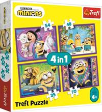 Puzzle Já, Padouch 3 Ve světě Mimoňů 4v1