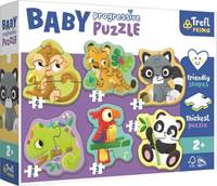 Baby puzzle V lese 6v1