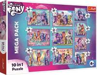 Puzzle My Little Pony: Zářiví poníci MEGA PACK 10v1