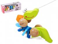 Krokodýl tahací dřevo v krabici