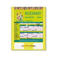 Nástenný rodinný kalendár 2023 s perom