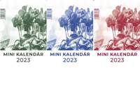 Mini stolový týždenný kalendár 2023
