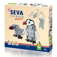 Stavebnice SEVA Zvířata Ptáčata plast 347 dílků