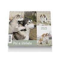 Psi a štěňata 2023 - stolní kalendář