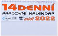 Pracovní midi 14denní 2022 - stolní kalendář