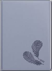 Denní diář B6 Vivella s ražbou Holubí šeď