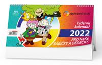 Kalendář pro naše babičky a dědečky 2022 - stolní kalendář