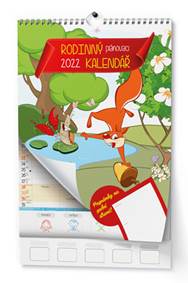 Rodinný plánovací 2022 - nástěnný kalendář