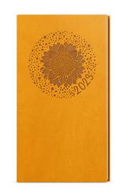 Týdenní diář 2023 Jakub Vivella s ražbou kapesní okrová slunce