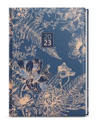 Týdenní diář 2023 Oscar Lamino A5 Tmavě modrý