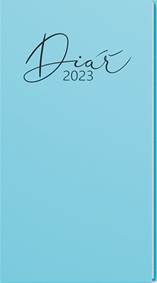 Týdenní diář 2023 Jakub Pastelo kapesní Modrá