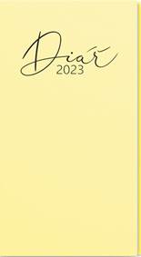 Týdenní diář 2023 Jakub Pastelo kapesní Žlutá