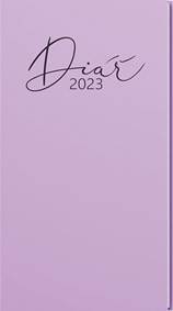 Týdenní diář 2023 Jakub Pastelo kapesní Fialová