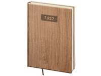 Denný diár 2022 A5 Wood svetlo hnedý