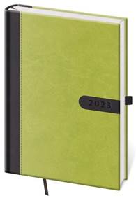 Diář 2023 denní A5 Bora - zeleno/černá