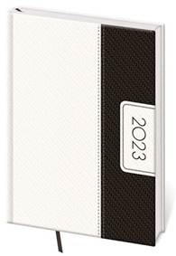Diář 2023 denní A5 Erie - bílo/černá