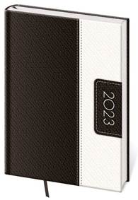 Diář 2023 týdenní A5 Erie - černo/bílá