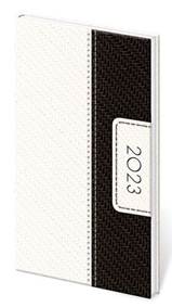 Diář 2023 týdenní kapesní Erie - bílo/černá