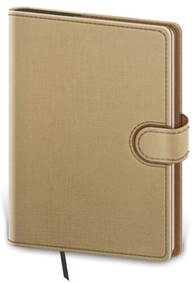 Diář 2023 týdenní kapesní Flip - béžovo/hnědá