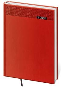 Diář 2023 týdenní B5 Gommato - červená