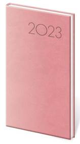 Diář 2023 týdenní kapesní Print - růžová