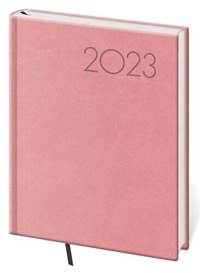 Diář 2023 denní B6 Print - růžová