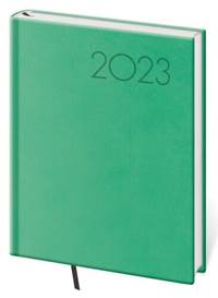 Diář 2023 denní B6 Print - světle zelená