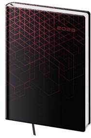 Diář 2023 denní A5 Vario - Red design