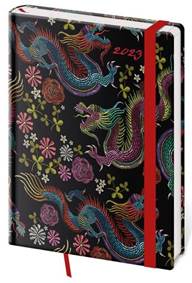 Diář 2023 denní A5 Vario - Dragons s gumičkou
