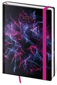 Diář 2023 týdenní A5 Vario - Electric s gumičkou