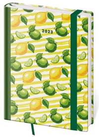Diář 2023 denní B6 Vario - Lime s gumičkou