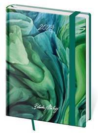 Diář 2023 týdenní B6 Vario - Matragi Smaragd s gumičkou